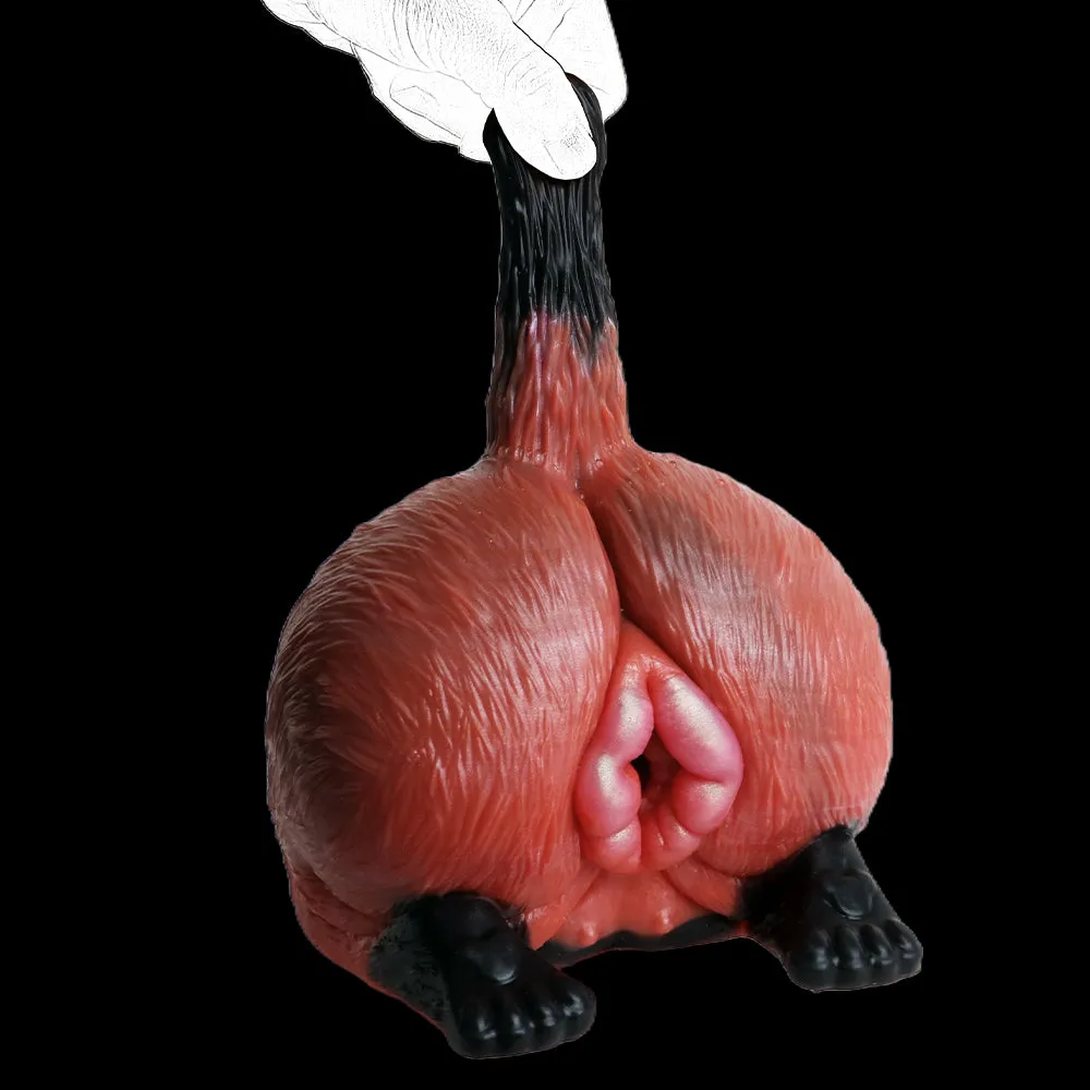 Fox Pussy Torso Buttocks Sex Doll - Realistic Furry Animal Vagina Men Masturbation Pocket Cup