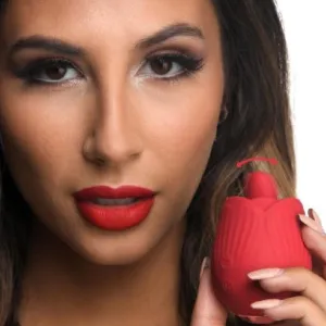 French Rose Licking & Vibrating Stimulator