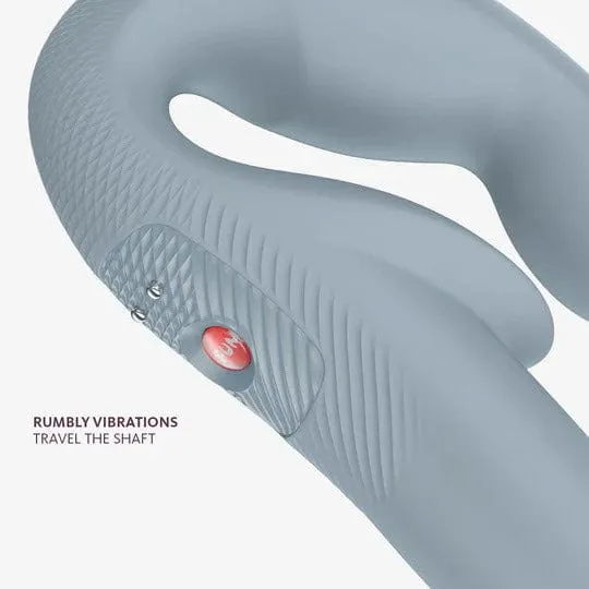 Fun Factory - Share Vibe Pro Vibrating Double Dildo (Cool Grey)