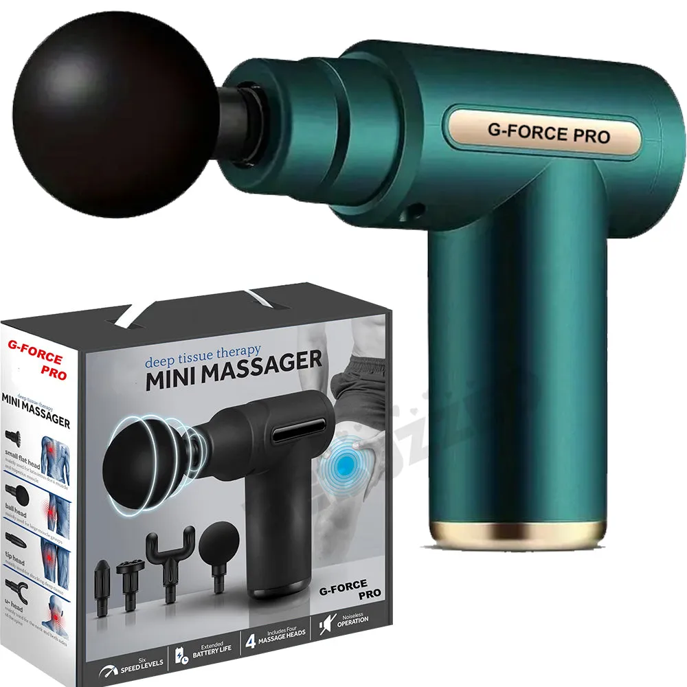 G-Force Powerful Massage Gun Massager Vibration Muscle Percussion Tissue Relief