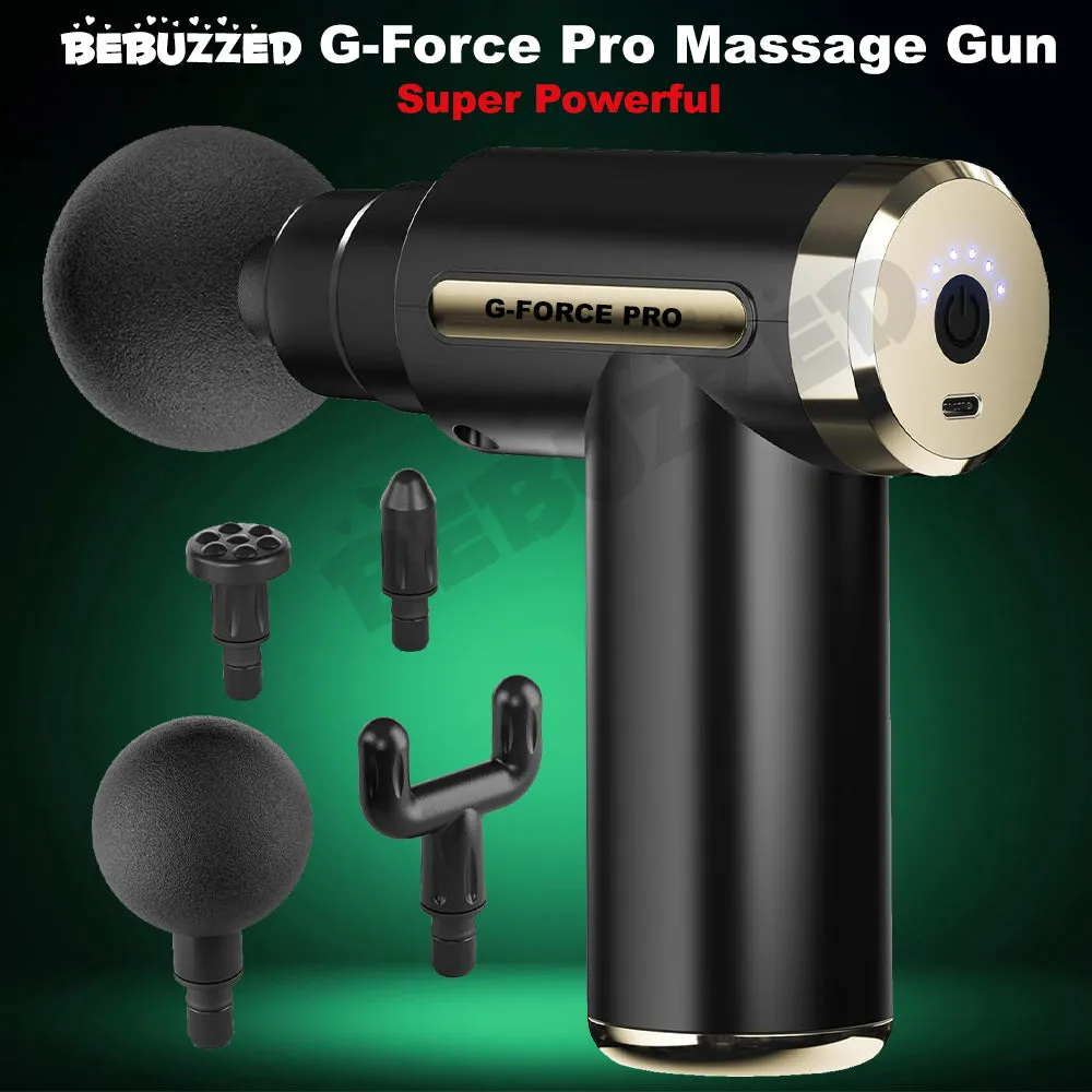 G-Force Powerful Massage Gun Massager Vibration Muscle Percussion Tissue Relief
