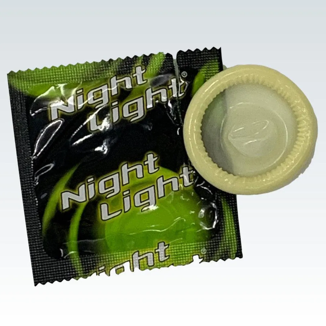 Glow-in-the-Dark Condoms by Night Light