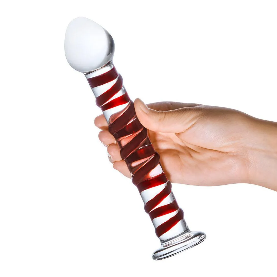 Gläs Mr. Swirly 7 Spiral Glass Dildo