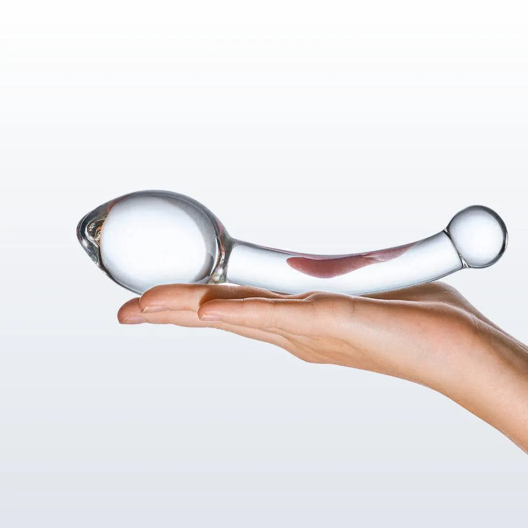 Gläs Pure Indulgence 8 Glass Anal Slider Dildo