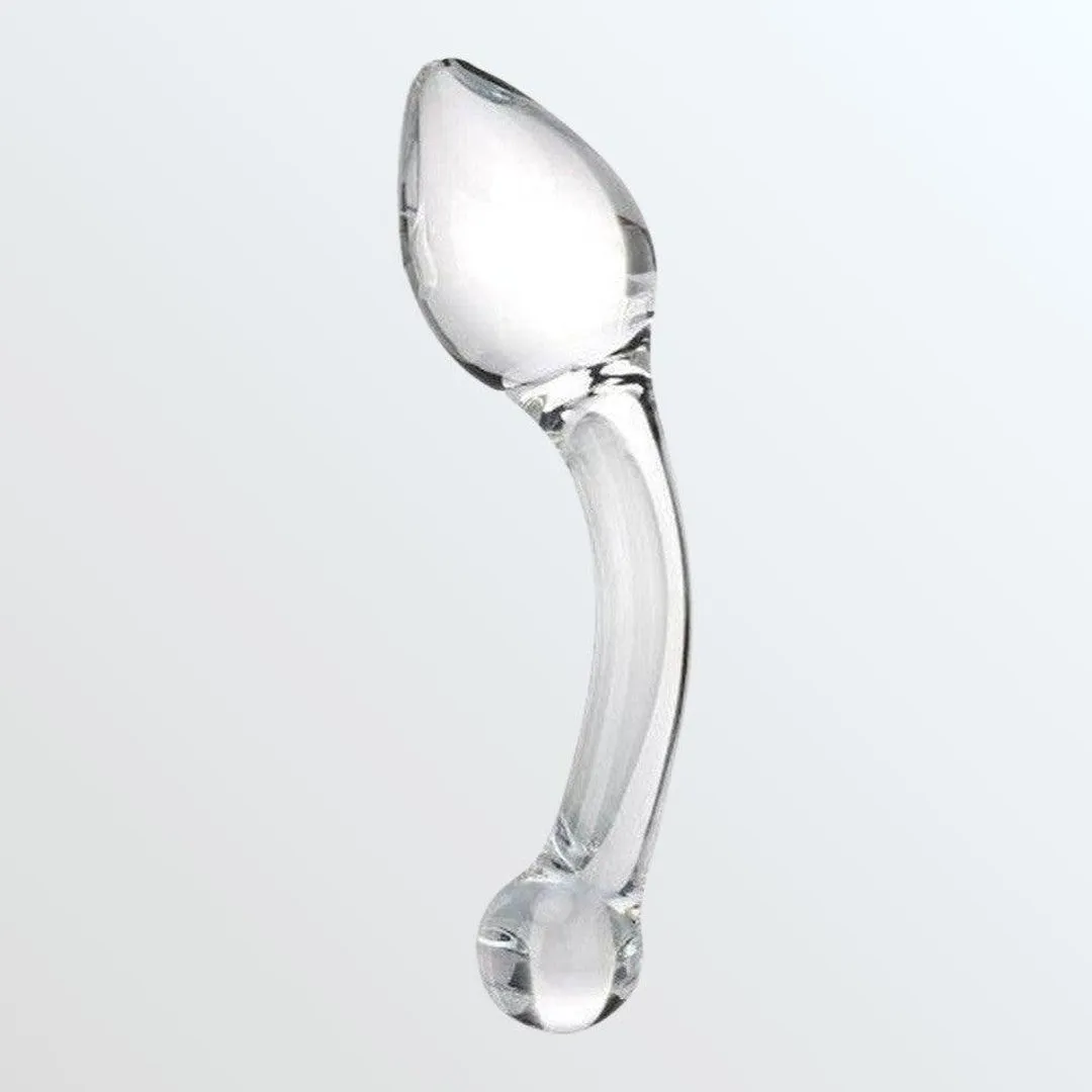 Gläs Pure Indulgence 8 Glass Anal Slider Dildo