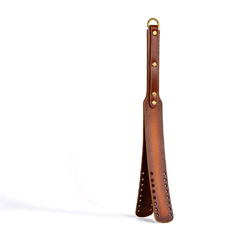 Handmade Fetish Fantasy Extreme Advanced Leather Spanking Paddle
