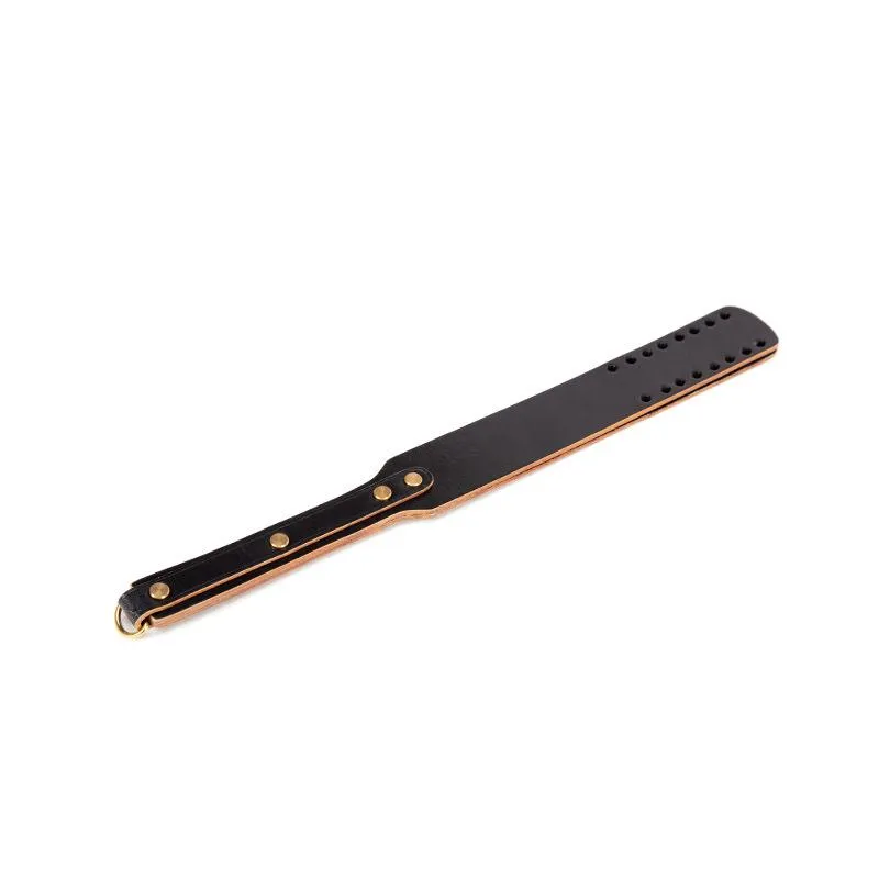 Handmade Fetish Fantasy Extreme Advanced Leather Spanking Paddle