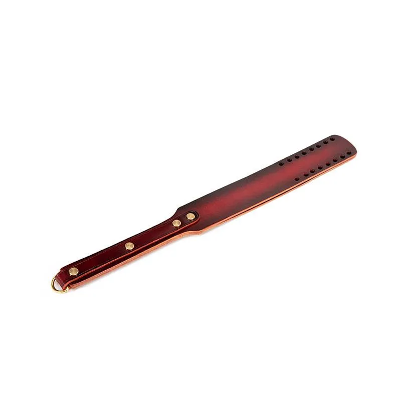 Handmade Fetish Fantasy Extreme Advanced Leather Spanking Paddle