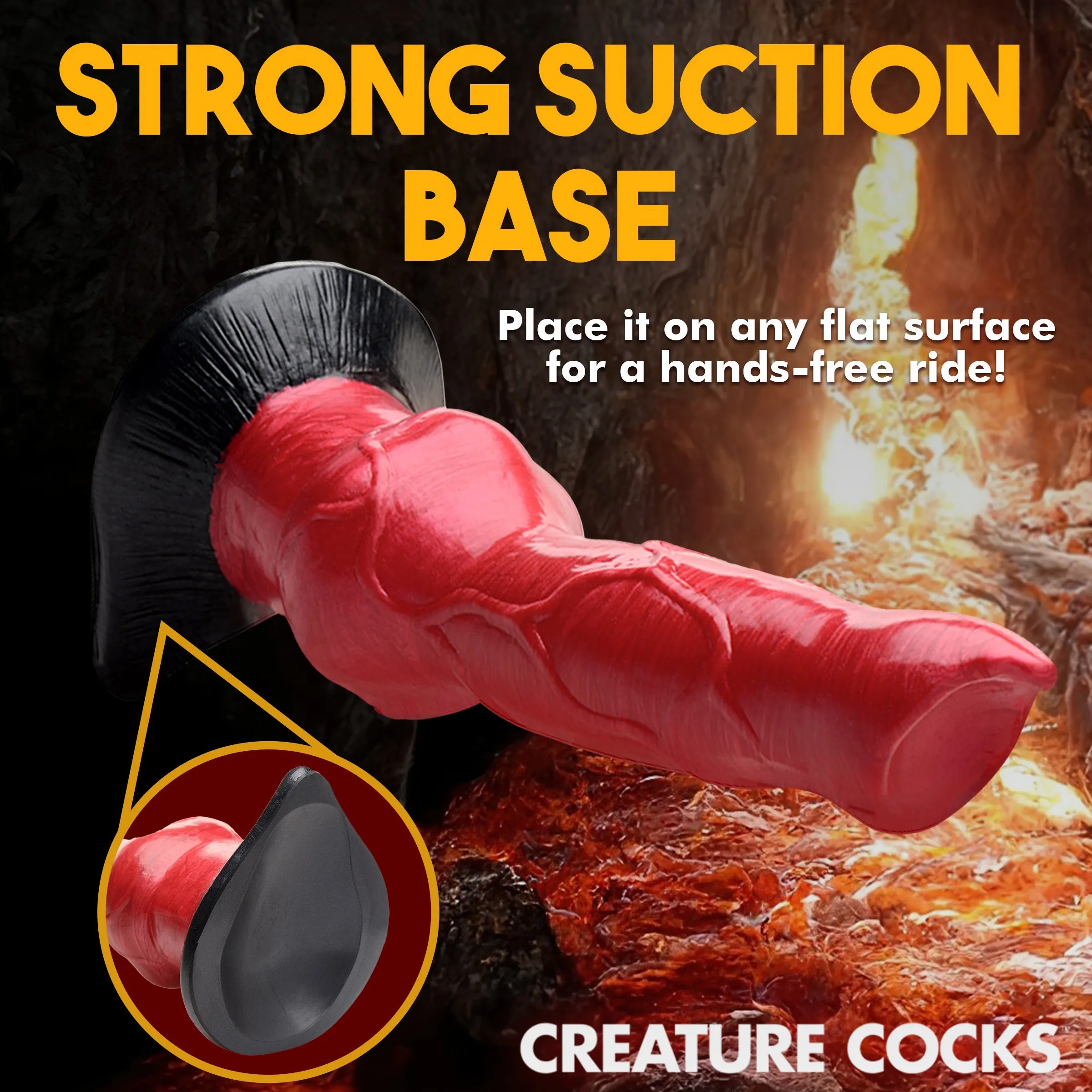 Hell Hound Canine Penis 7.5 Inch Silicone Fantasy Dildo