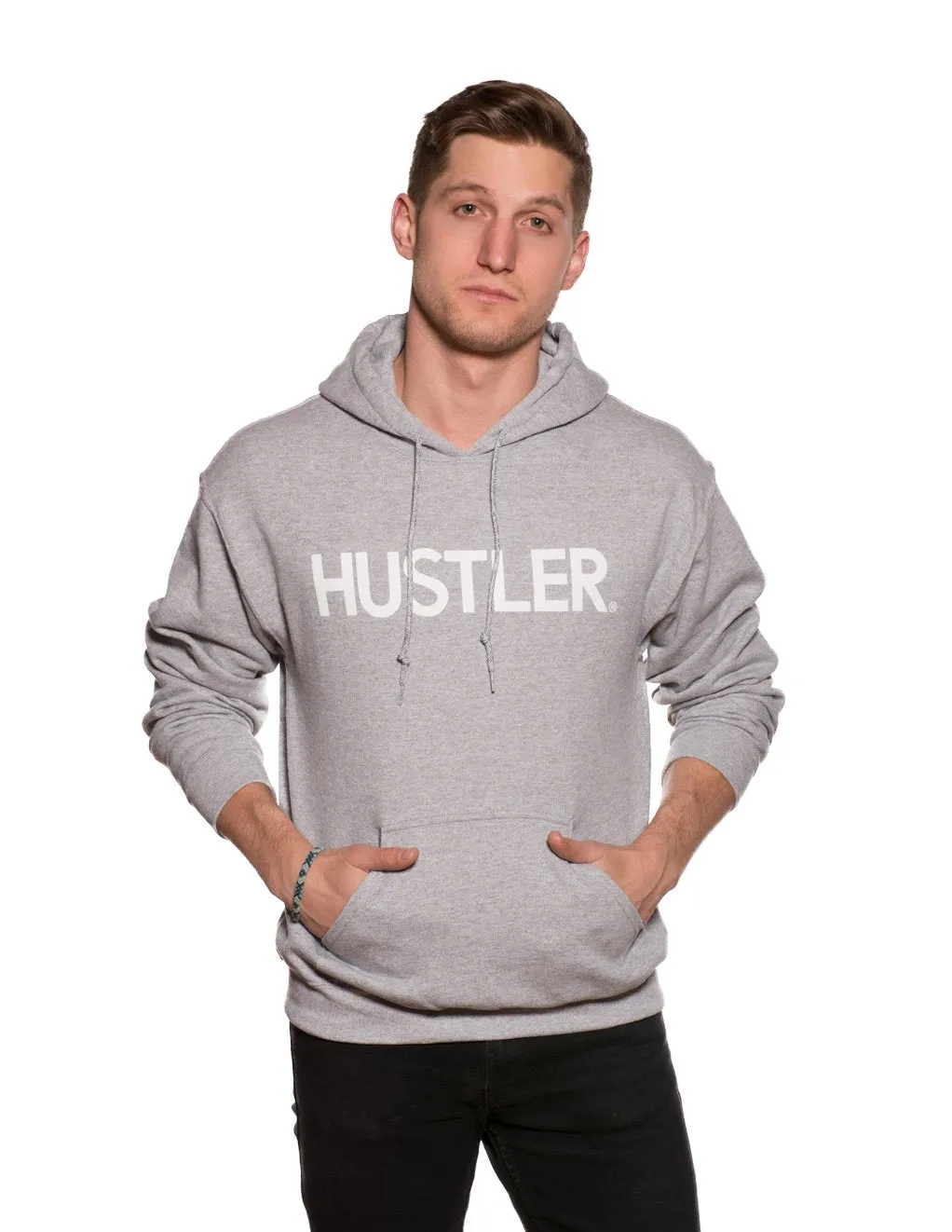 HUSTLER® Men's Classic Logo Pull Over Hoody