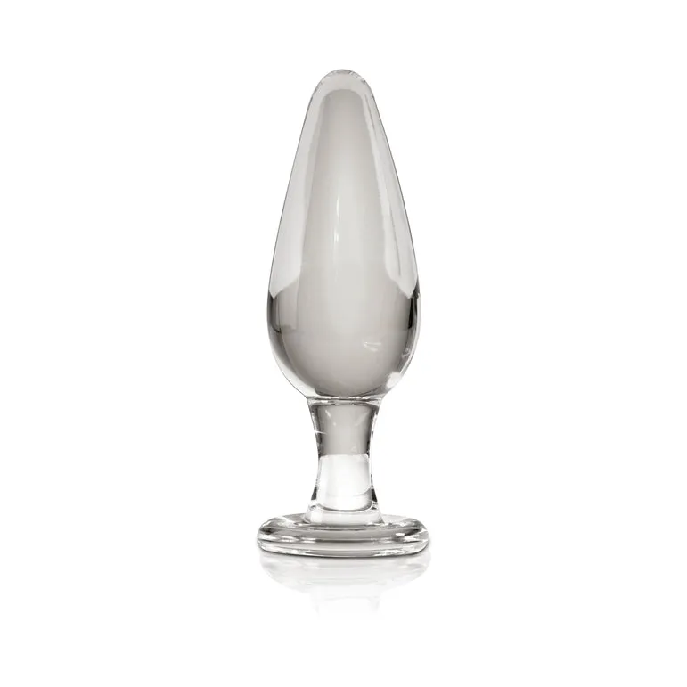 Icicles No. 26 Clear Glass Butt Plug