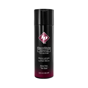 ID BackSlide Silicone Anal Lubricant 2.2oz Flip Cap Bottle
