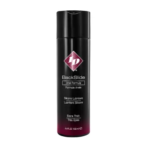 ID BackSlide Silicone Anal Lubricant 4.4oz Flip Cap Bottle