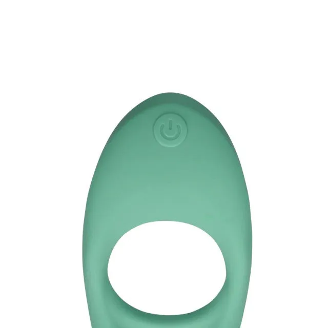 Inel pentru penis LOVELINE Pointed Cock Ring. din silicon ultra moale. pentru susținerea erecțiilor. culoare verde