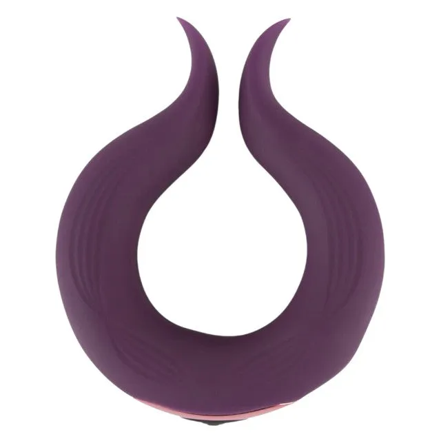 Inel vibrator pentru penis COUPLES CHOICE Couple's Ring. 10 funcții de vibrație. rezistent la apă. diametru 3.7 cm. mov