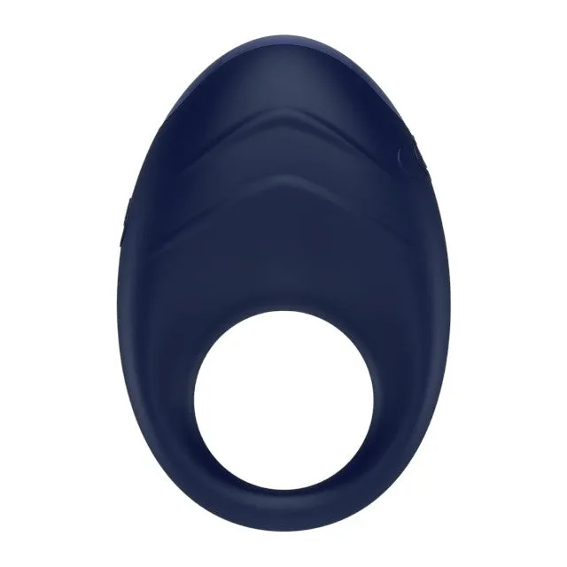Inel vibrator pentru penis DREAMTOYS Glam Vibrating Cockring. 7 funcții de vibrație. 3 viteze. rezistent la apă IPX7. albastru