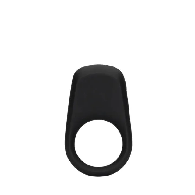 Inel vibrator pentru penis LOVELINE Vibrating Cock Ring. din silicon moale. 10 funcții de vibrație. negru