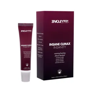 Insane Climax Insanity Warming Buzzing Clitoral Gel by Evolved