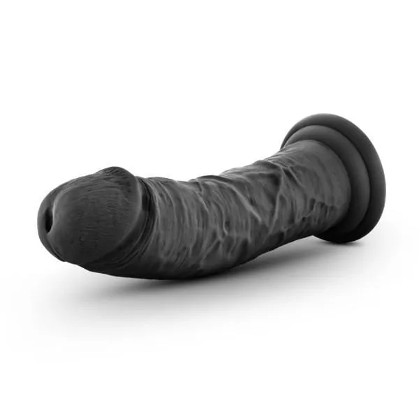 Jammy Thick 8 Inch Black Silicone Dildo