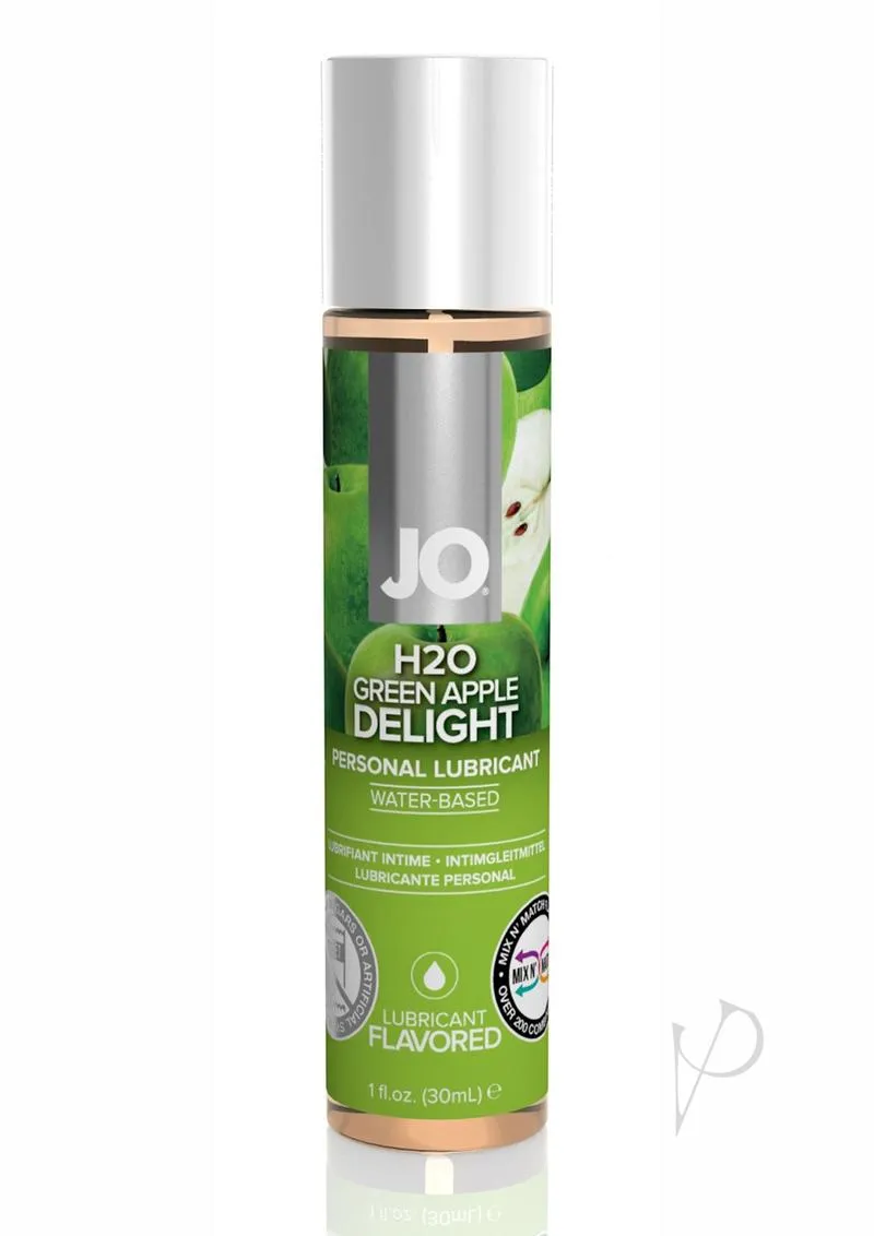 Jo H2o Flavor Lube Green Apple 1oz