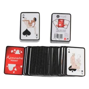 Joc erotic pentru cupluri SECRET PLAY Kamasutra Pocket. cărți de joc cu poziții sexuale. mărime compactă de buzunar