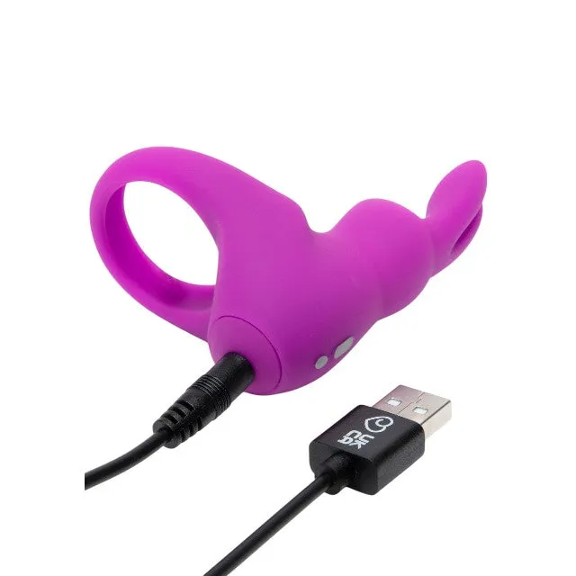 Kit 7 jucării HAPPY RABBIT Couple's Pleasure Kit. pentru jocuri erotice. cu vibrator bullet și inel pentru penis. geantă de călătorie inclusă