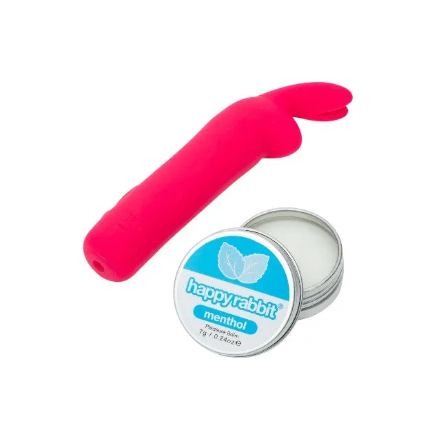 Kit 7 jucării HAPPY RABBIT Couple's Pleasure Kit. pentru jocuri erotice. cu vibrator bullet și inel pentru penis. geantă de călătorie inclusă