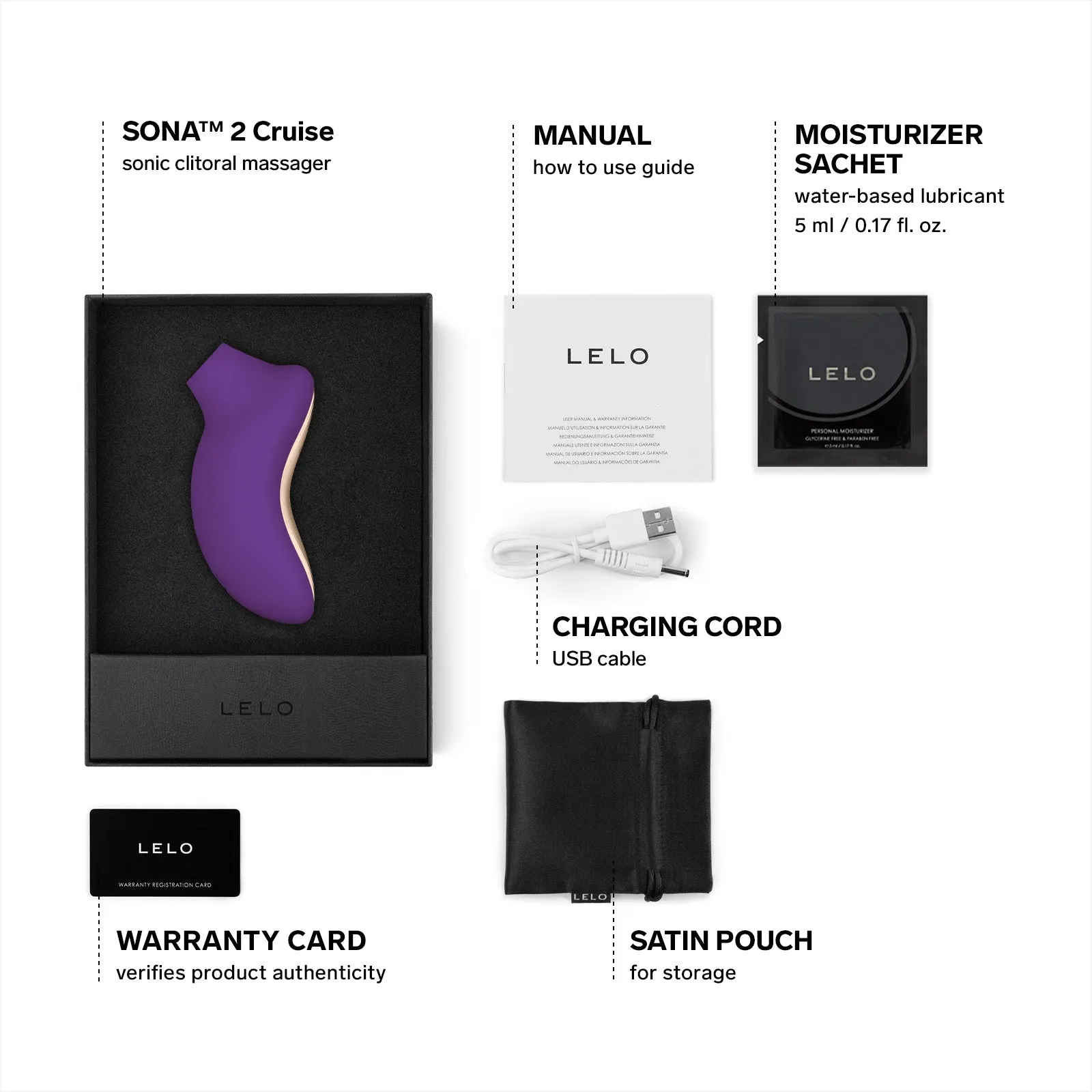 LELO Sona 2 Cruise Clitoral Suction Vibrator