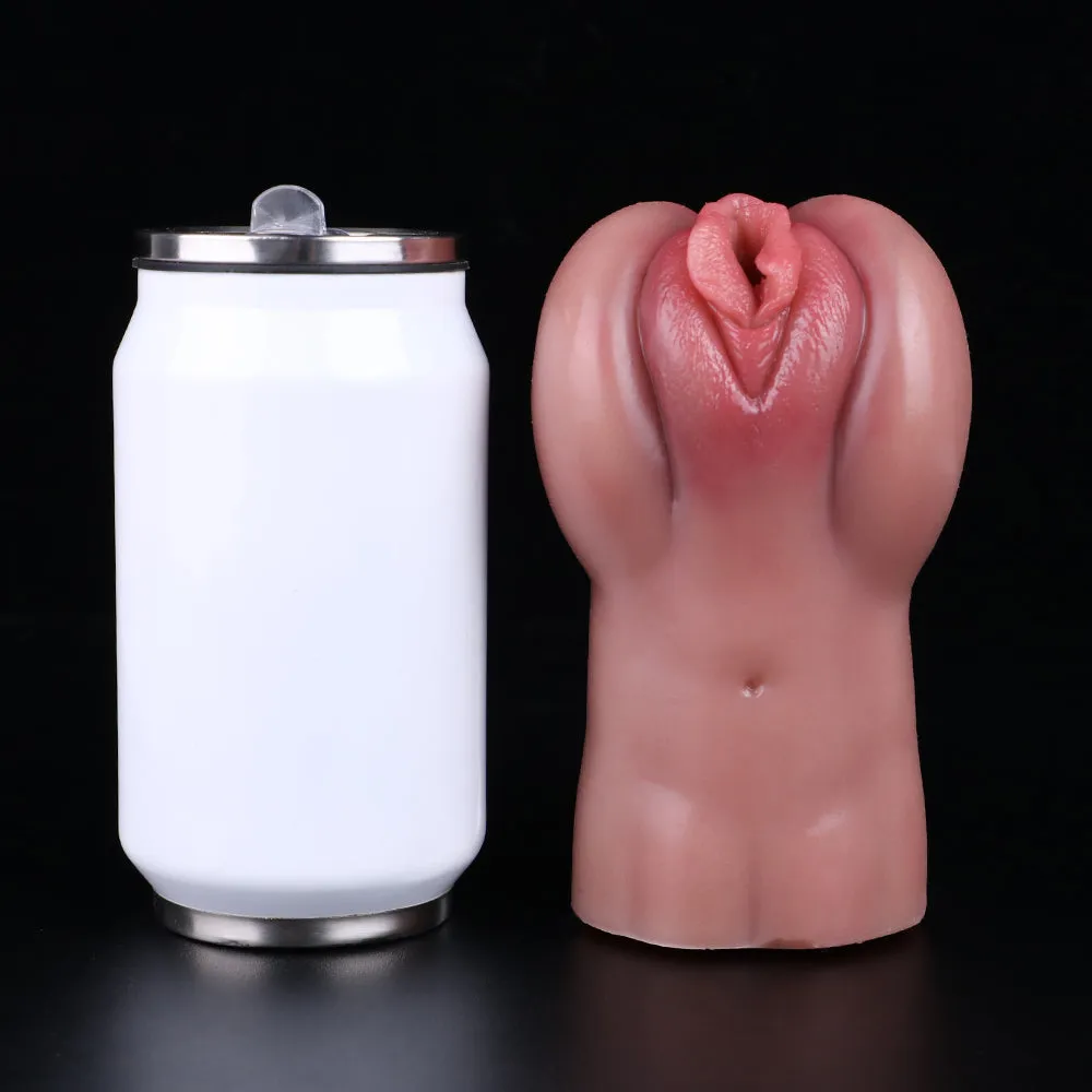Life Size Pussy Pocket Sex Doll Masturbation Cup - Realistic Labia Penis Male Masturbator Adult Toy