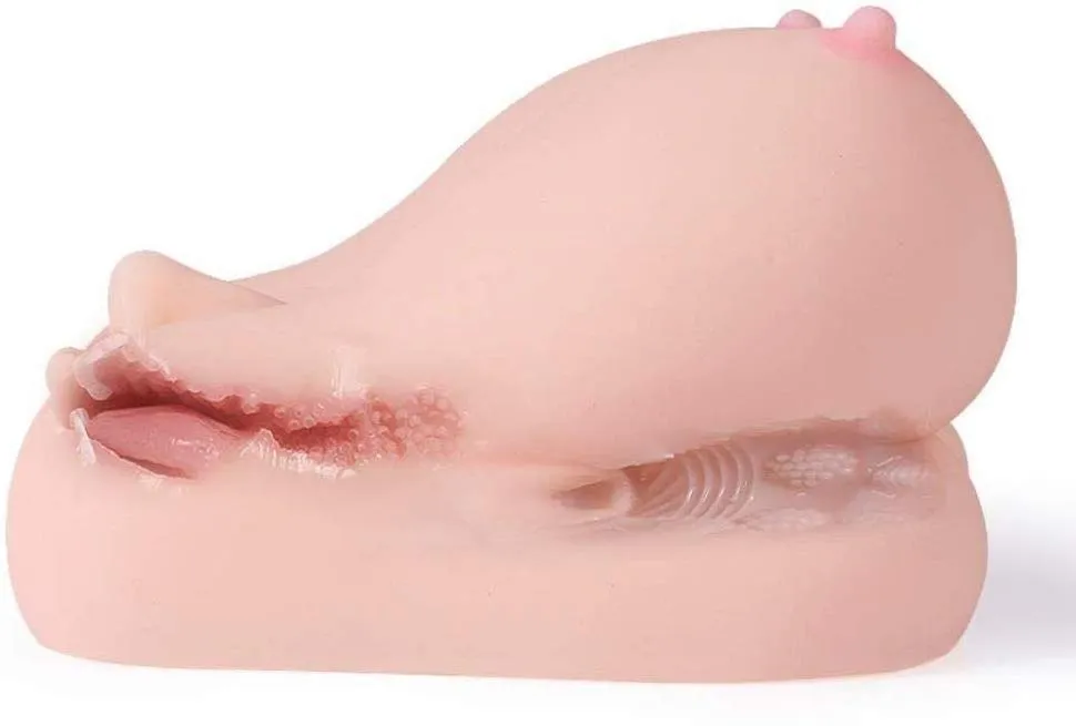 Lifelike Love Doll Torso For Men With Breast Masturbator Oral Sex Toy