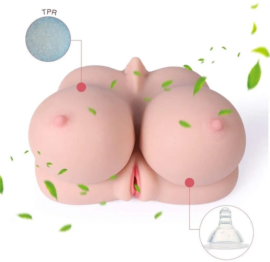 Lifelike Love Doll Torso For Men With Breast Masturbator Oral Sex Toy