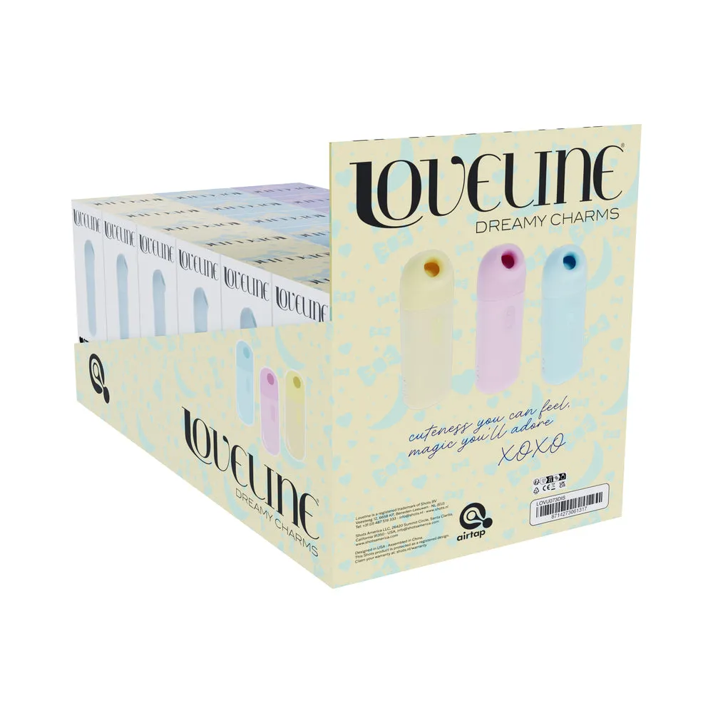 LoveLine Sweetie AirTapTech Rechargeable Vibrator Waterproof 20-Piece Display
