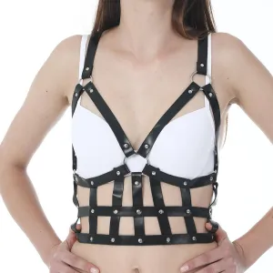 Lovemesex Bondage Soft Faux Leather Top