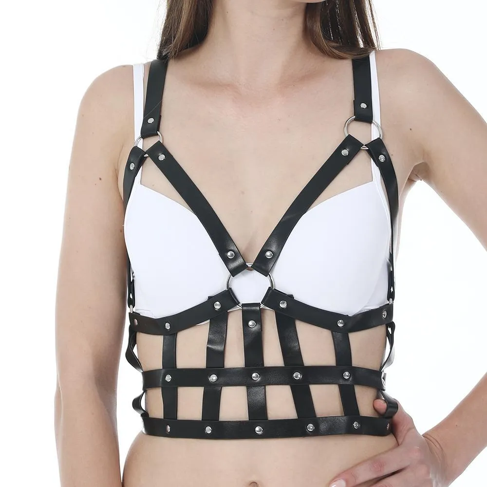 Lovemesex Bondage Soft Faux Leather Top