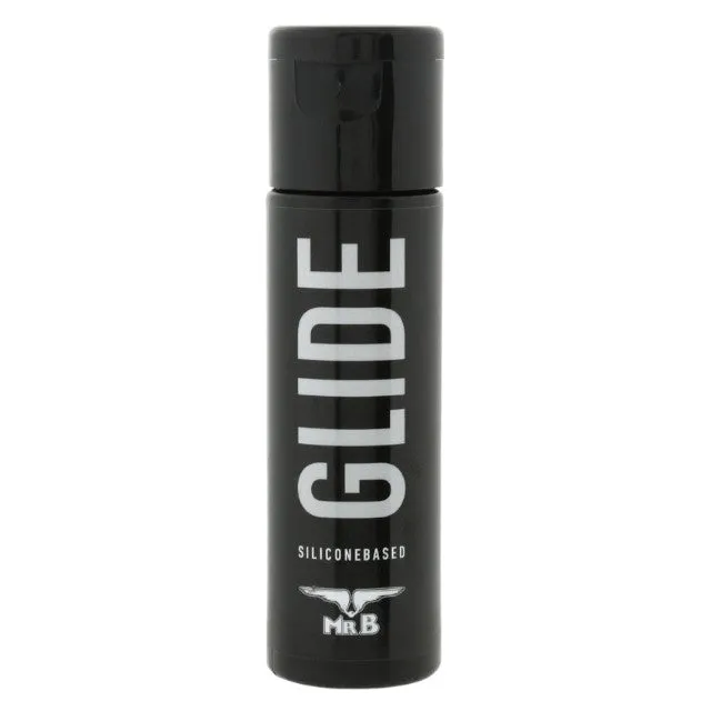 Lubrifiant MISTER B GLIDE. pe bază de silicon. compatibil cu prezervative. cu efect hidratant. fără parfum. 30 ml