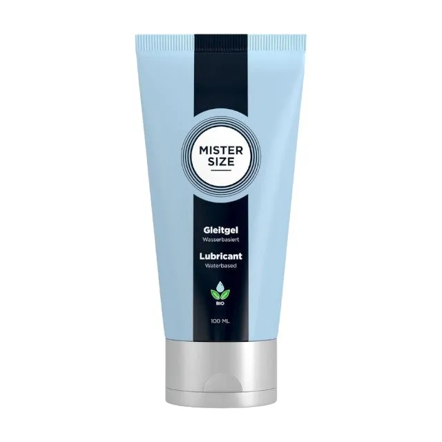 Lubrifiant pe bază de apă MISTER SIZE BIO. formulă organică. testat dermatologic. fără parfum. 100 ml