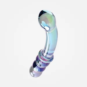 Lustrous Galaxy Wand 7.2/18.5cm Double Ended Glass Dildo