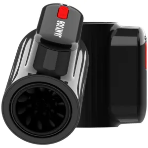 Masturbator automat JAMYJOB VORTEX. 10 funcții de rotație 360°. 10 funcții de penetrare automată. rezistent la apă. negru