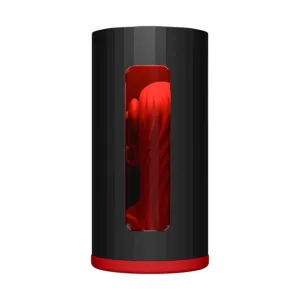 Masturbator automat LELO F1S V3 Pleasure Console. control prin aplicație. 7 funcții de vibrații sonice. negru cu roșu