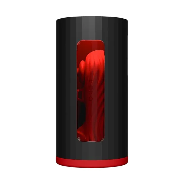 Masturbator automat LELO F1S V3 Pleasure Console. control prin aplicație. 7 funcții de vibrații sonice. negru cu roșu