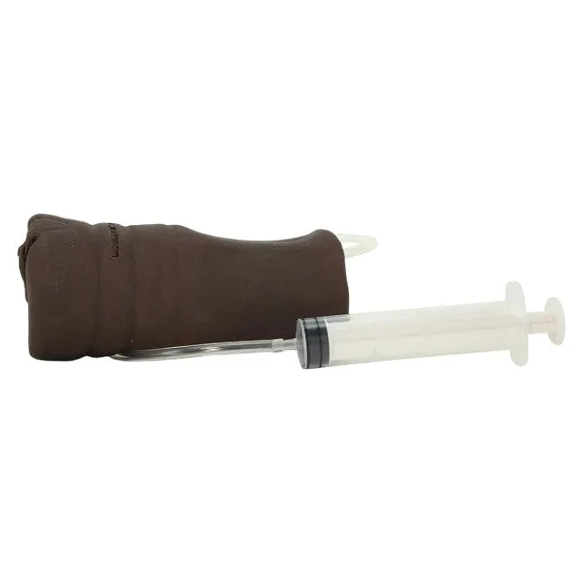 Masturbator DOC JOHNSON Squirting Pussy. simulare vaginală realistă. cu lichid Joy Juice inclus. maro. 14 cm