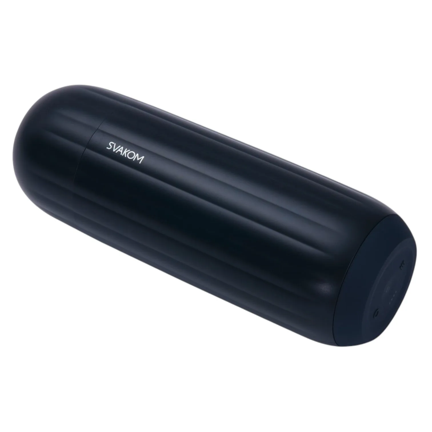 Masturbator interactiv SVAKOM Sam Neo 2 Pro. control prin aplicație. cu funcție de încălzire. 5 funcții de aspirare și vibrație. negru