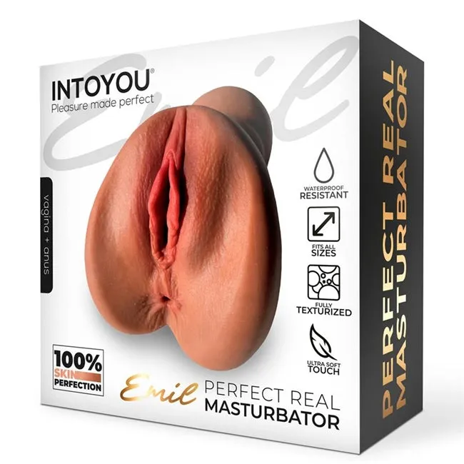 Masturbator INTOYOU LikeTrue EMIL. simulare vaginala si anala realista. material moale si flexibil pentru orice dimensiune