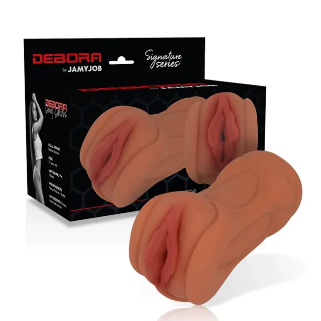 Masturbator JAMYJOB Signature DEBORA. simulare vaginala realista cu material moale si flexibil