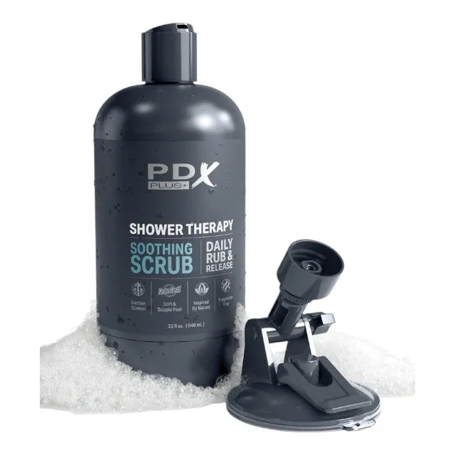 Masturbator PDX PLUS  Discreet Stroker Soothing Scrub. în formă de gel de duș. simulare vaginală realistă. culoarea pielii