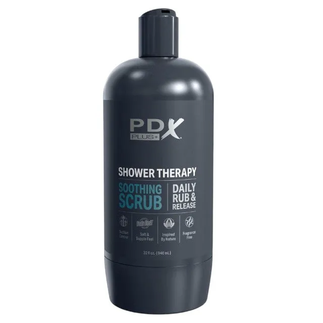 Masturbator PDX PLUS  Discreet Stroker Soothing Scrub. în formă de gel de duș. simulare vaginală realistă. culoarea pielii
