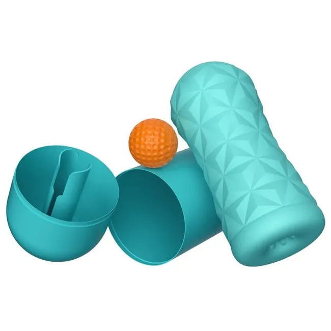 Masturbator PRETTY LOVE Victoria CASPAR. in forma de ou. cu functie de rotatie. compact si rezistent la apa. verde aqua