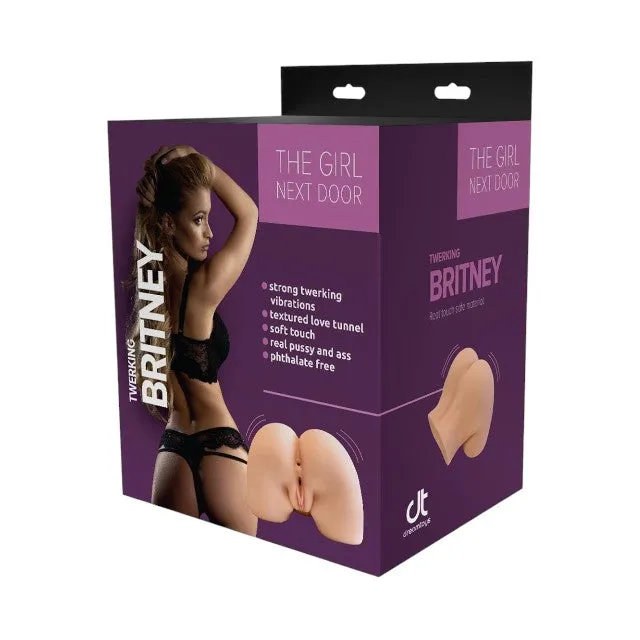 Masturbator realist cu funcție de twerking DREAMTOYS BRITNEY. simulare vaginală și anală. rezistent la apă IPX6