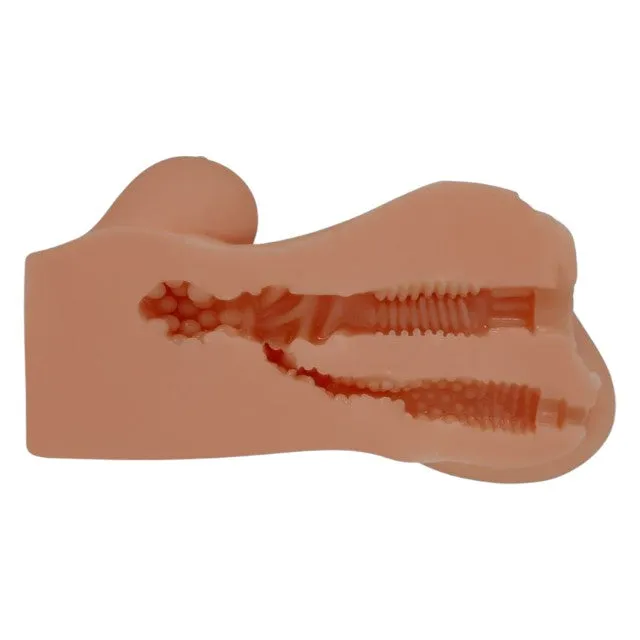 Masturbator realistic cu sâni PRETTY LOVE Crazy Bull Hannah. simulare vaginală și anală cu textură realistică