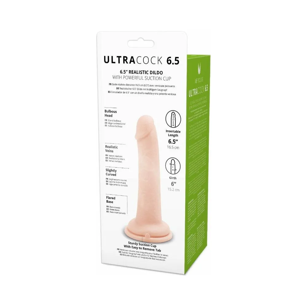 Me You Us Ultra Cock 6.5 in. Realistic Dildo Vanilla